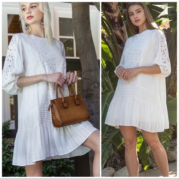 Eye-Let You Wear Me Woven Lace Dress - Picture 9 of 16